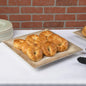 Jazz Square Melamine Plates 200mm (8") with Crackle Finished Border