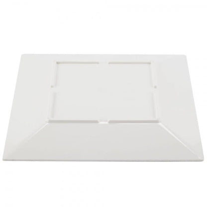 Jazz Square Melamine Plates 200mm (8") with Crackle Finished Border