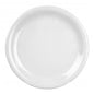 Narrow Rim White Melamine Plate 265mm / 10 ½in - Pack Of 12