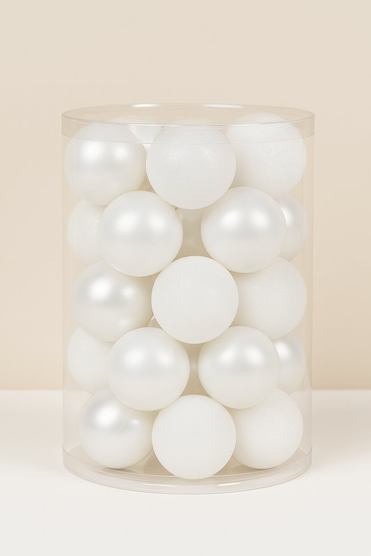 Boules de Noël Festive Feeling 6 cm – Lot de 20