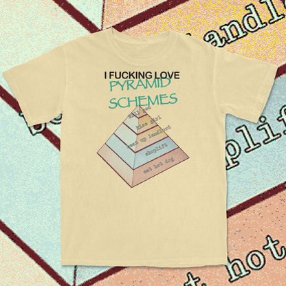 pyramid schemes - t-shirt