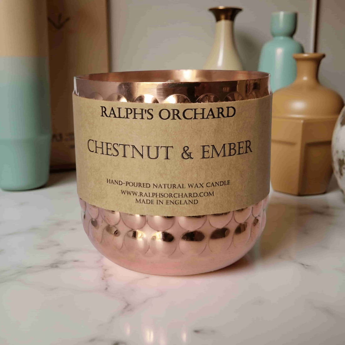 Decorative Copper Candles – Classic Fragrances