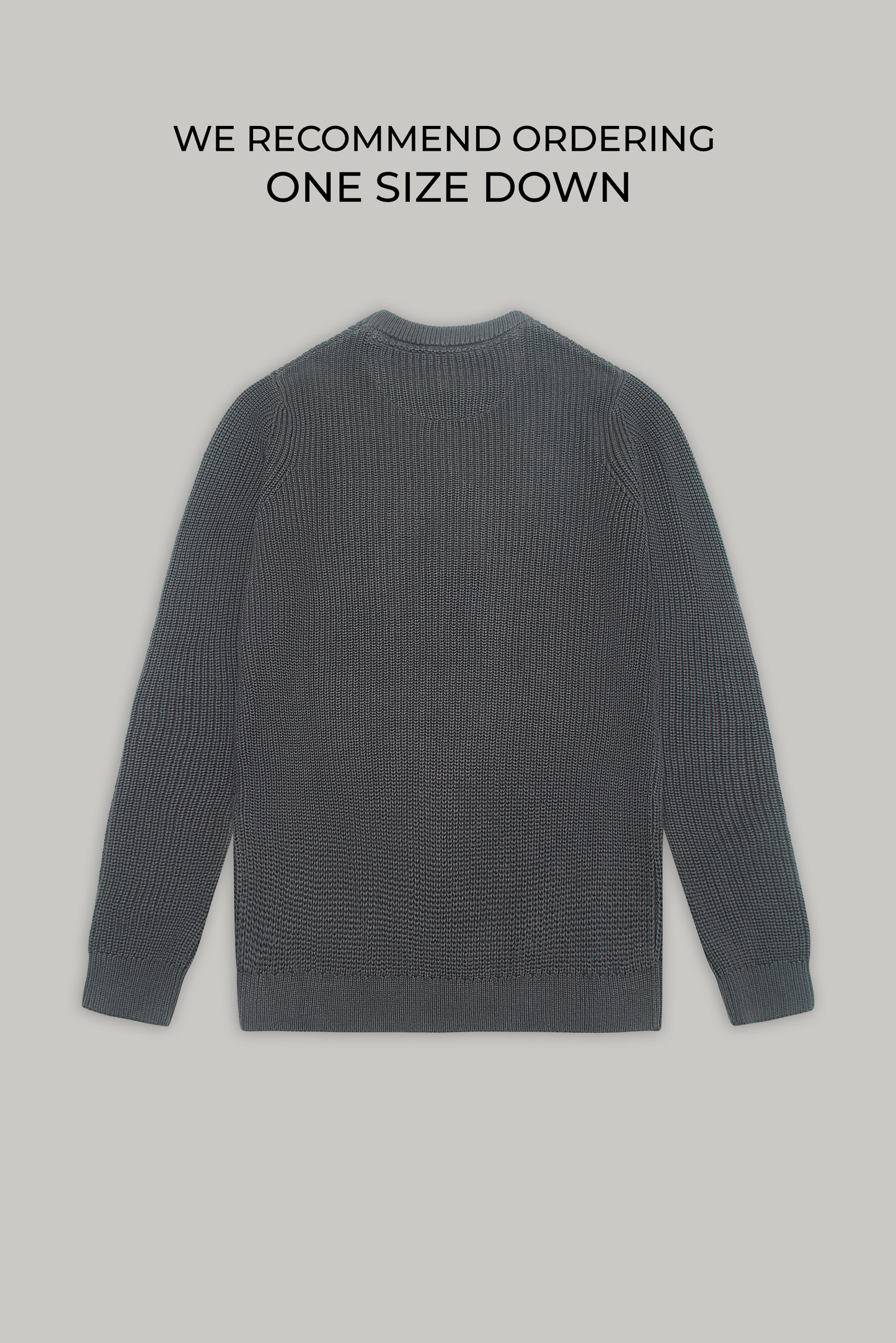J Hailey Crew Knit - Charcoal