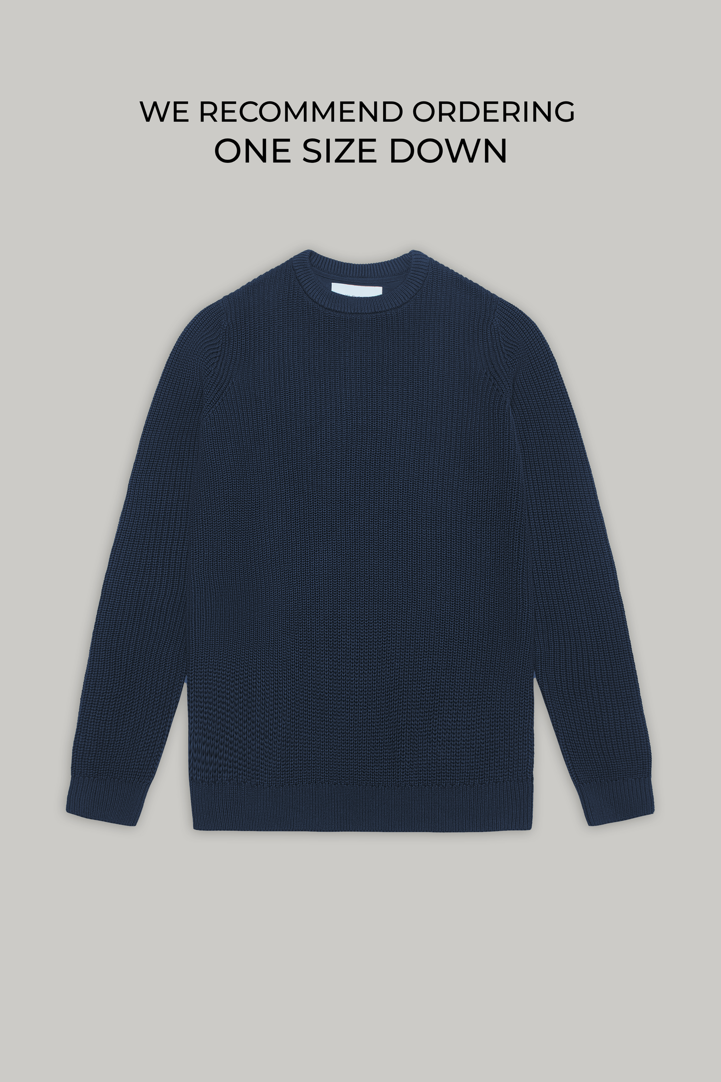 J Hailey Crew Knit - Dark Midnight
