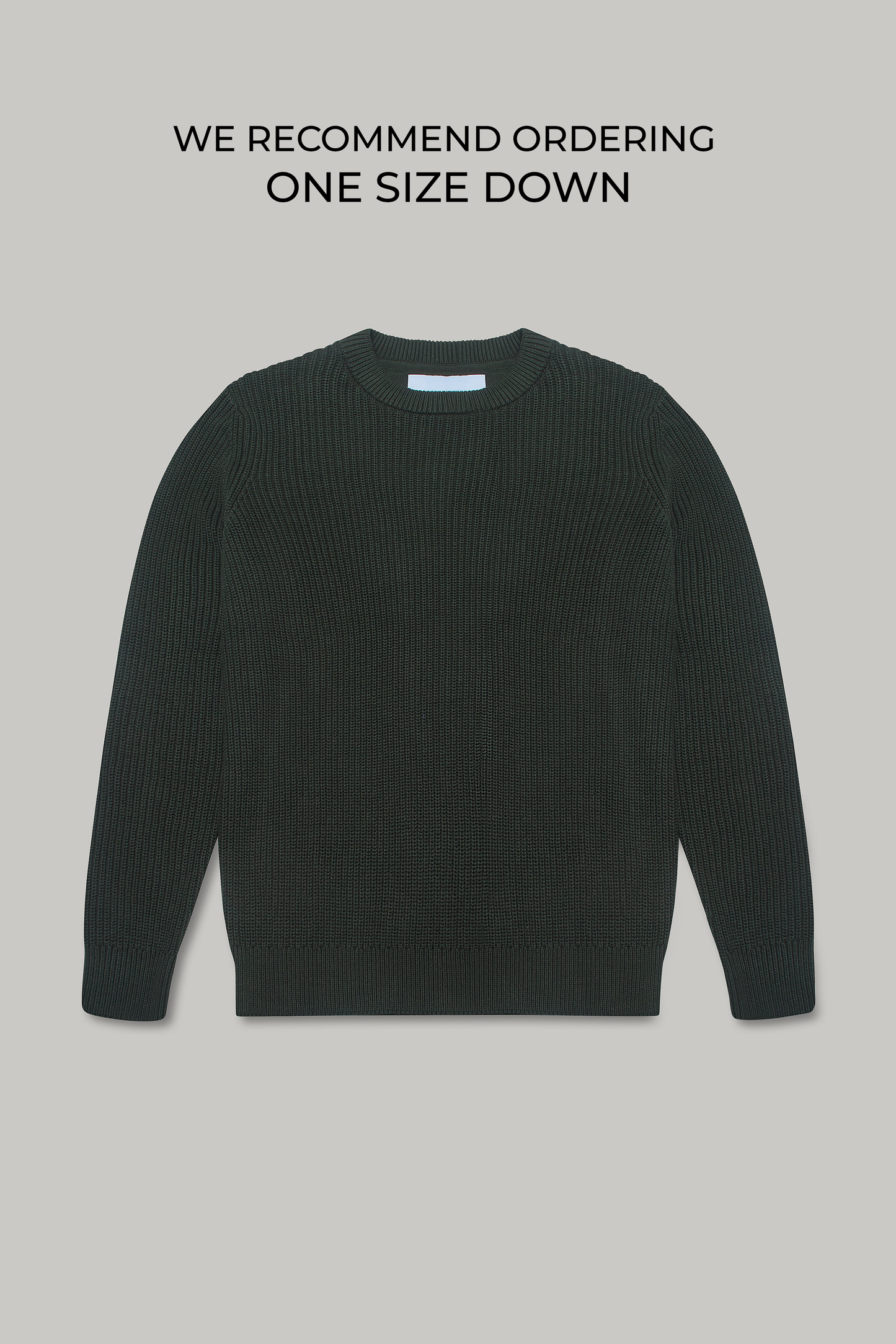 J Hailey Crew Knit - Dark Olive