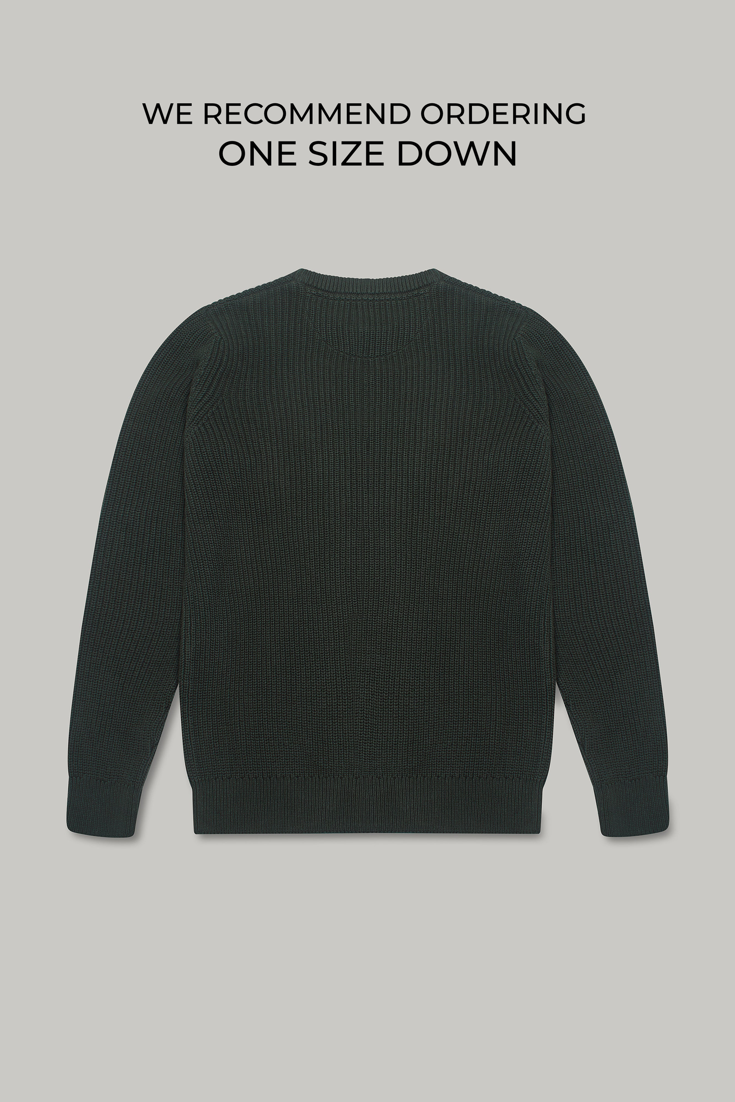 J Hailey Crew Knit - Dark Olive