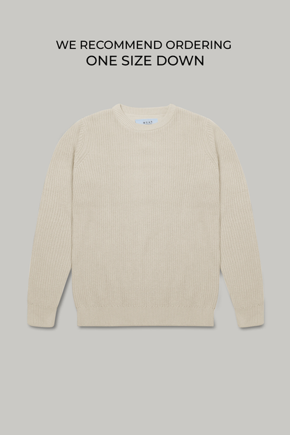 J Hailey Crew Knit - Putty
