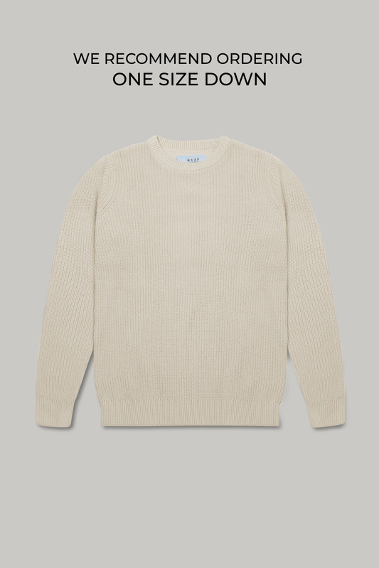 J Hailey Crew Knit - Putty
