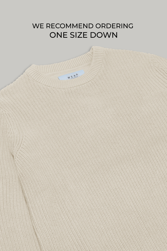 J Hailey Crew Knit - Putty