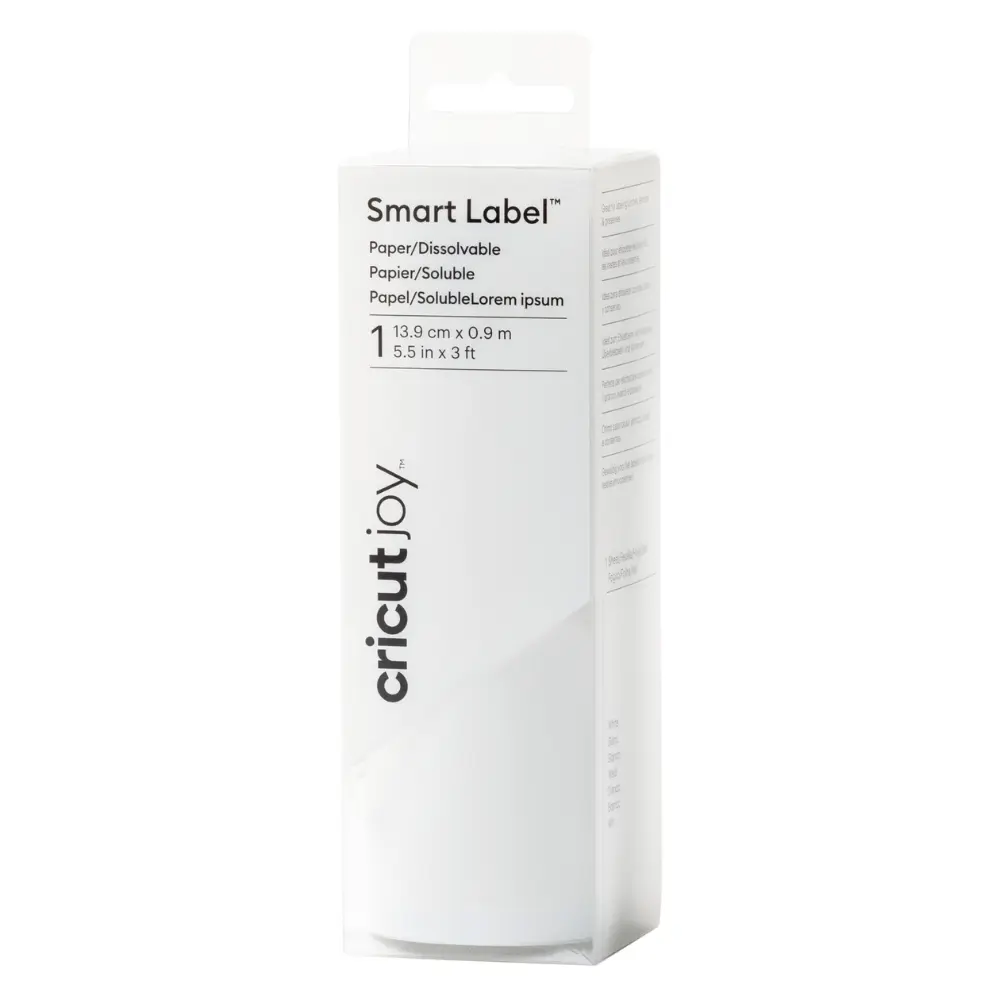 Cricut Joy • Smart Labels Dissolvable 91x14cm 1 Sheet White