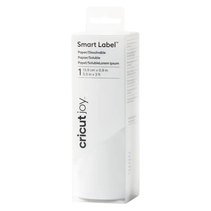 Cricut Joy • Smart Labels Dissolvable 91x14cm 1 Sheet White