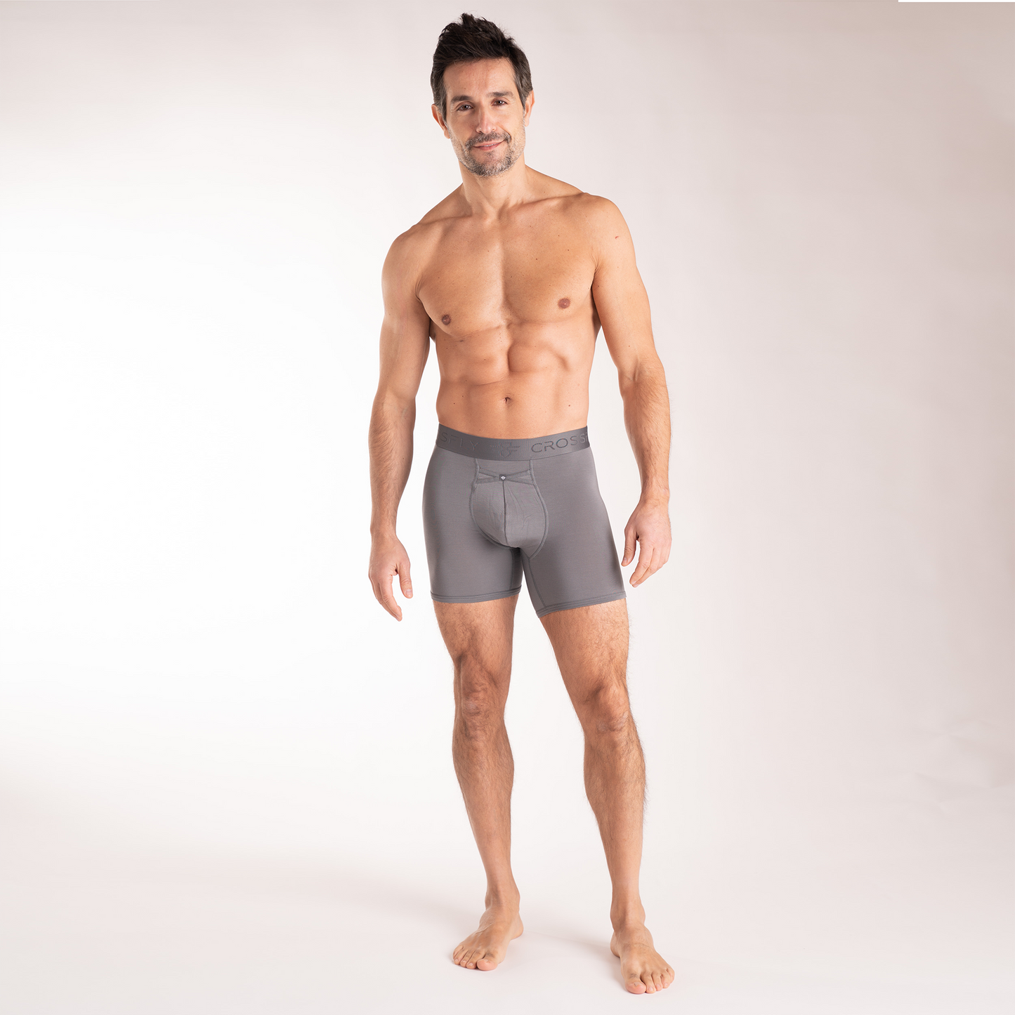 Lot de 3 : boxers homme IKON 15 cm - Anthracite