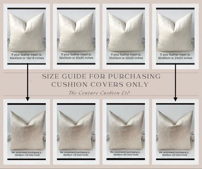 The Couture Cushion - The Champagne Carioca - Style No. 213
