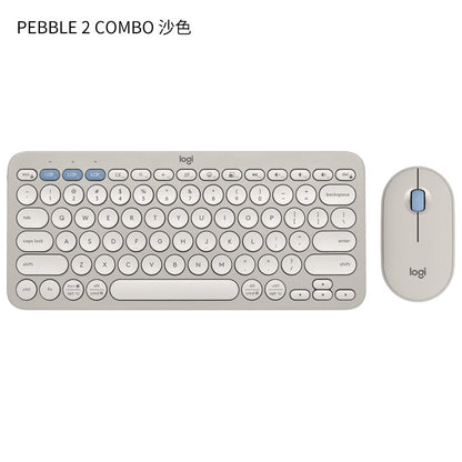 Logitech K380 Mini Bluetooth Wireless Keyboard Tablet Phone Pebble2+K390 Set