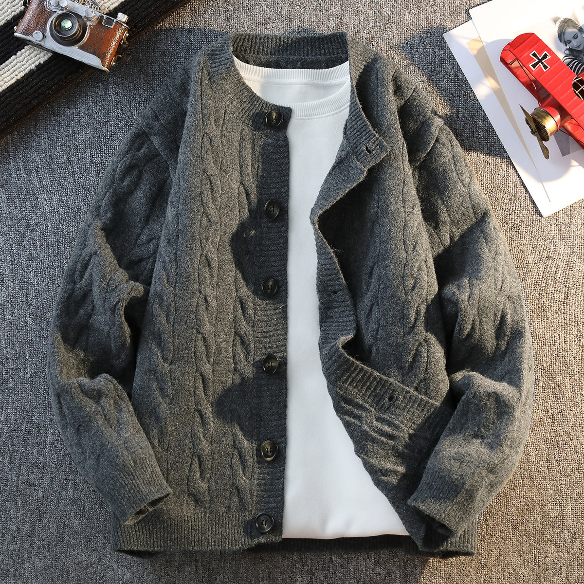Cable Knit Cardigan