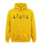 Chess Heartbeat 3D Digital Printed Long Sleeve Hoodie