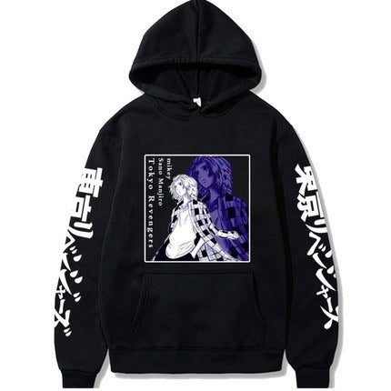 Blade Flame Pillar casual pullover hoodie
