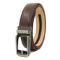Men's automatic buckle two-layer cowhide leather belt ﻿