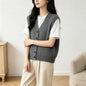 V-neck vest sweater for women