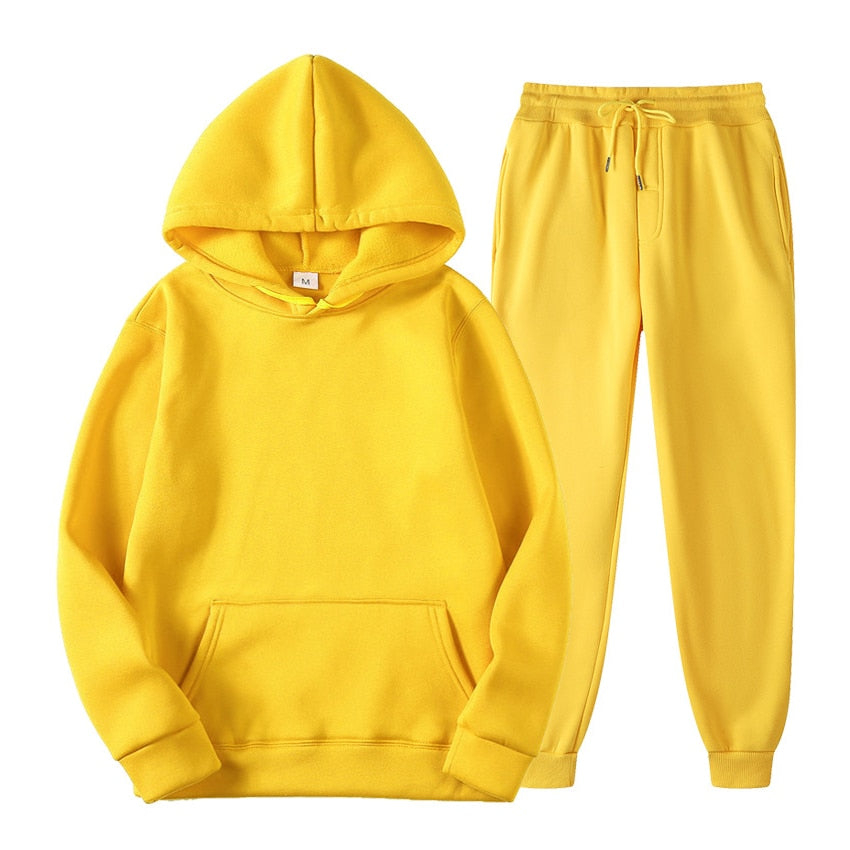 Men's Hooded Tracksuit Set - Hoodie & Sweatpants