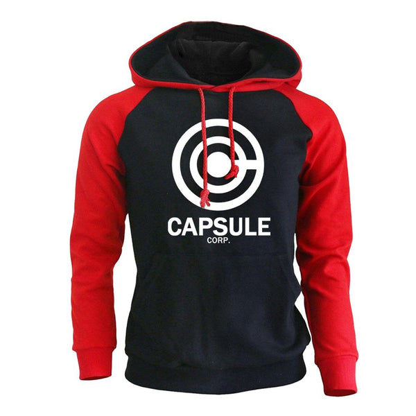 Men's Dragon Ball Print Fleece Hoodie