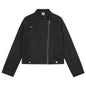 Women's cropped moto jacket - view 2