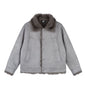 Women's Fleece-Lined Suede Lapel Collar Jacket