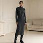 Half zip long sleeved skirt