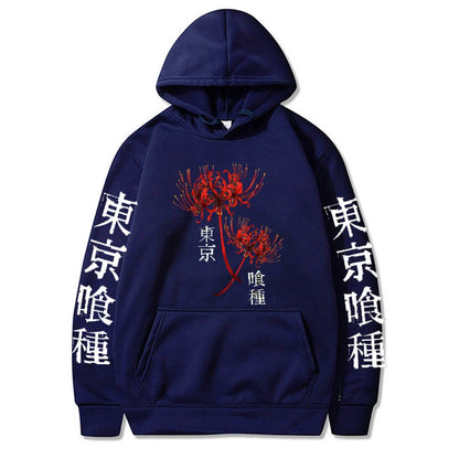 Velvet Thickened anime Trendy Pullover hoodies