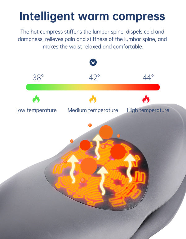 Heated Lumbar Massager with Vibration