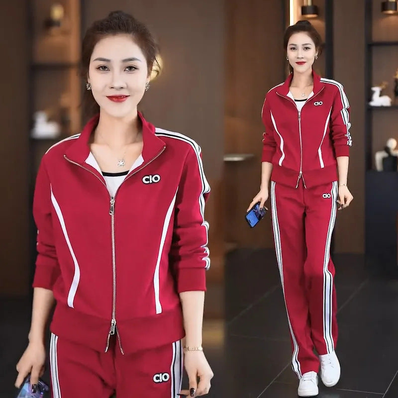 Hoodie and Sweatpants Two-Piece Set