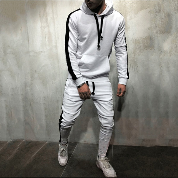 Men Tracksuit Hooded Sweatshirt set