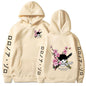 Pirate King Solon's new anime plush men's and women's hoodies cross-border hoodie anime hoodie