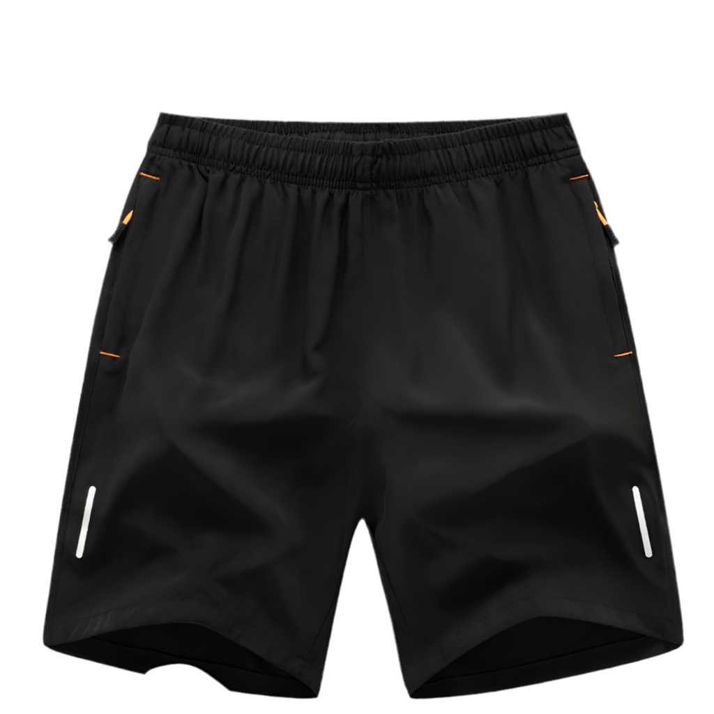 Shorts de sport et de loisirs amples pour hommes grandes tailles, en soie glacée