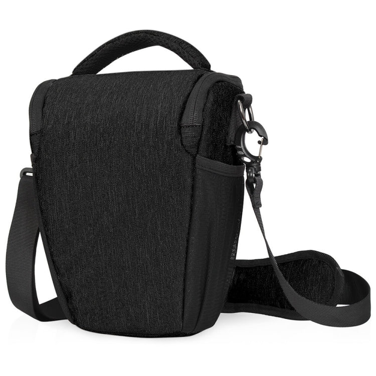 CADEN D1 Waterproof Crossbody Shoulder SLR Camera Bag, Size: 19 x 13x 21cm (Black)