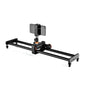 Rail de glissière YELANGU L60E 60cm + Dolly vidéo 3 roues L4 avec pince de téléphone et rotule