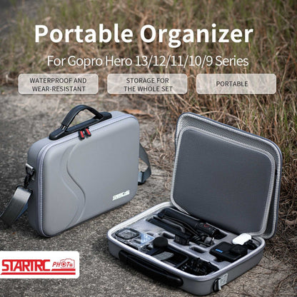 STARTRC Shoulder Storage Bag Handbag For GoPro HERO13 Black /12 Black /11 Black /10 Black /9 Black(Grey)