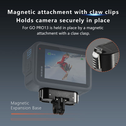 For GoPro HERO13 Black STARTRC Magnetic Quick Release Base Mount (Black)