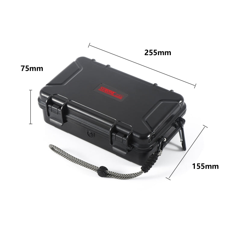 For GoPro HERO STARTRC Waterproof ABS Suitcase Shoulder Storage Box (Black)