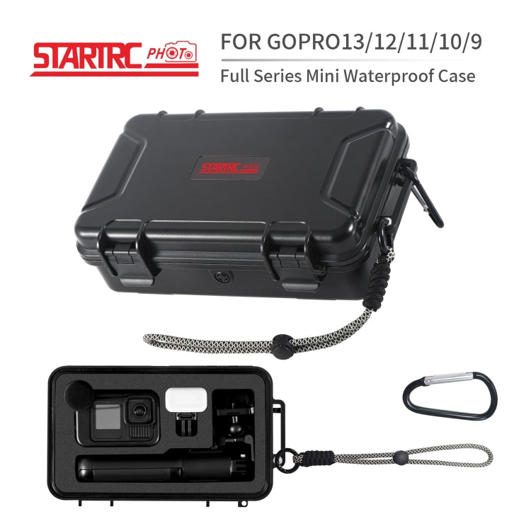 For GoPro HERO STARTRC Waterproof ABS Suitcase Shoulder Storage Box (Black)