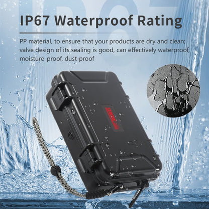 For GoPro HERO STARTRC Waterproof ABS Suitcase Shoulder Storage Box (Black)