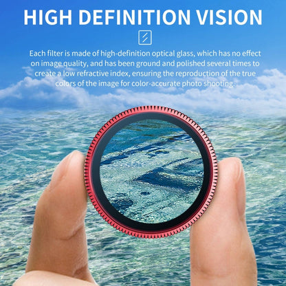 For Insta360 GO 3S STARTRC CPL Camera Lens Filter (Black Red)