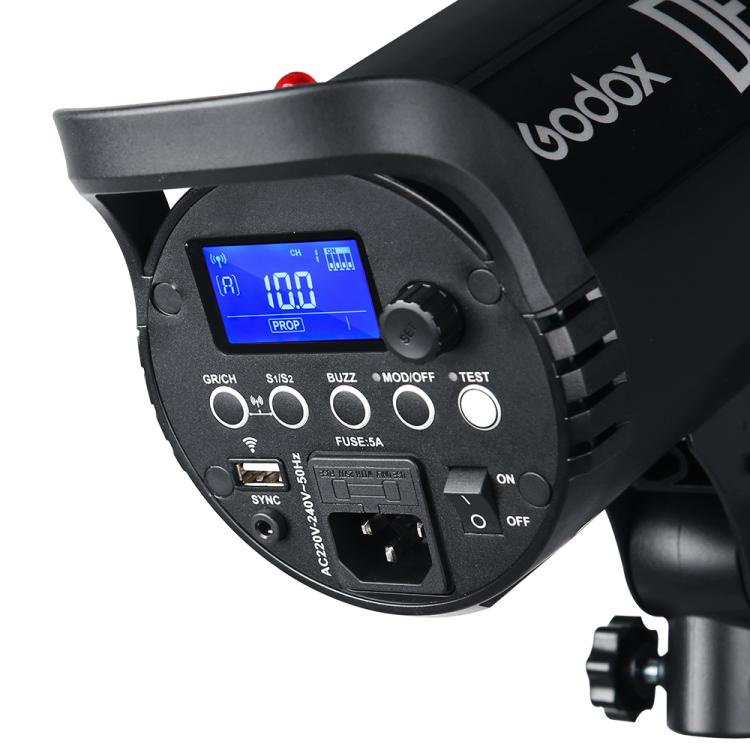 Godox DE300II 300Ws Flash de Studio Lumière Stroboscopique Tête de Lampe Monture Bowens Speedlight (Prise EU)