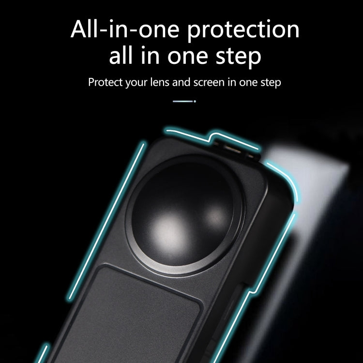 Pour cache de protection d'objectif d'écran Insta360 X5 / X4 (Noir)