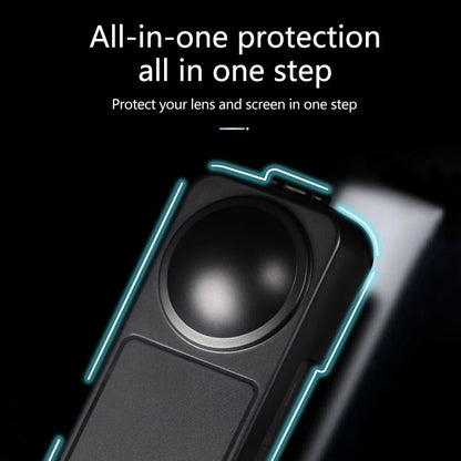 Pour cache de protection d'objectif d'écran Insta360 X5 / X4 (Noir)