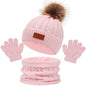 Baby Hat, Gloves, and Scarf Set Acrylic Fiber, One Size
