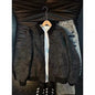Men's PU Leather Jacket, Casual Biker Motorcycle Stand Collar Coat