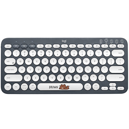Logitech K380 Mini Bluetooth Wireless Keyboard Tablet Phone Pebble2+K390 Set