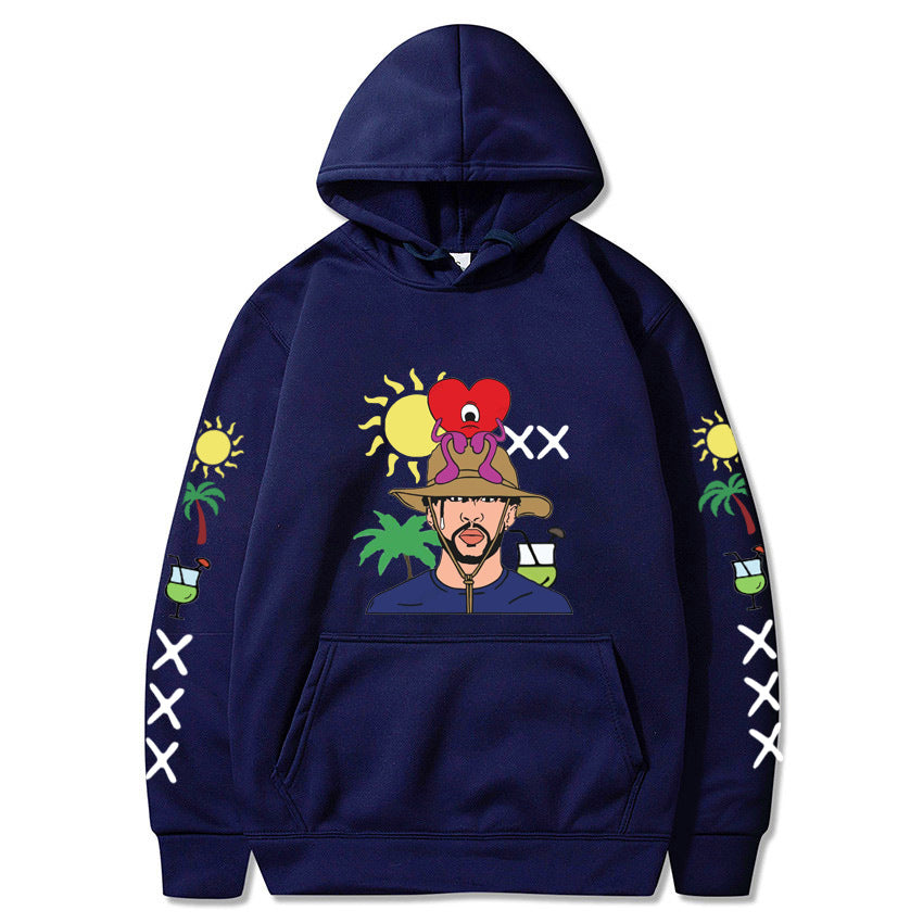 Womens un verano sin ti around body bunny hoodie