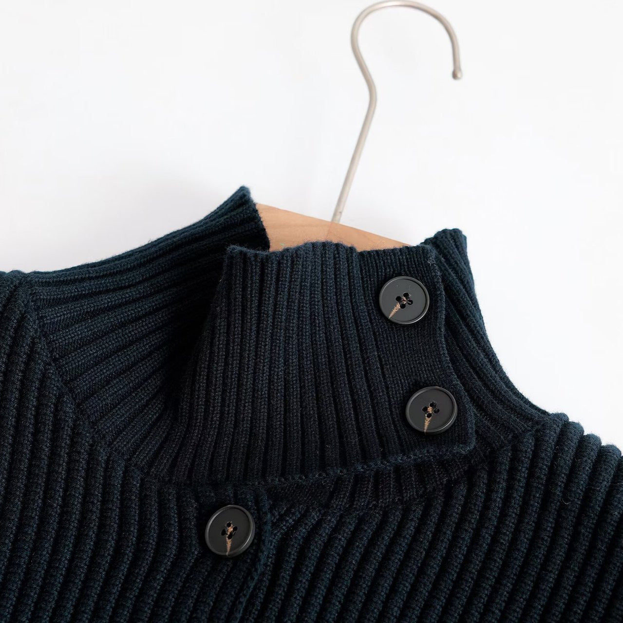 Chic High-Neck Knit Cardigan Top for Women
